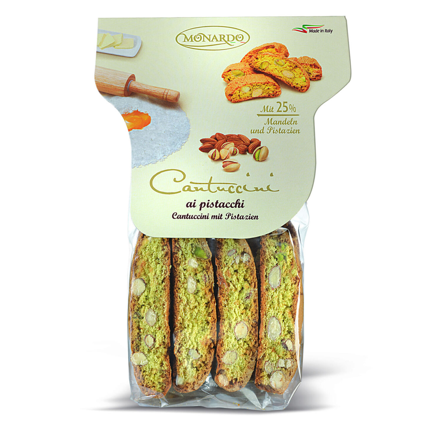 Monardo Cantuccini mit Pistazie 220g